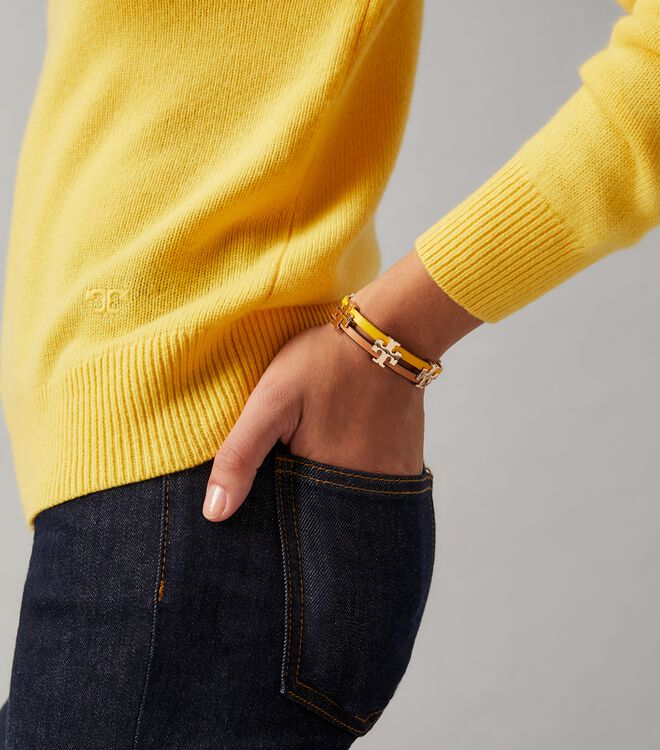 Serif-T Single-Wrap Bracelet | Accessories | Tory Burch