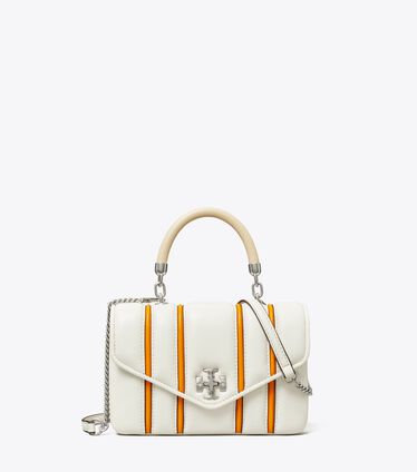 Mini Kira Bombé Stripe Top-Handle Bag