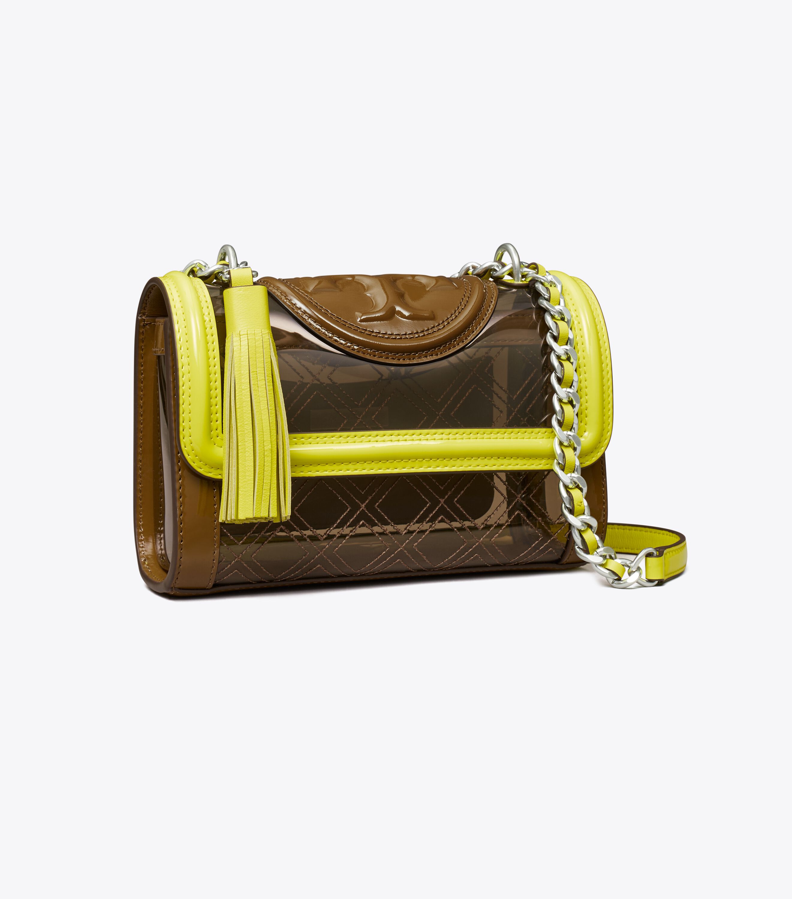 Small Fleming Clear Convertible Shoulder Bag Handbags Tory Burch