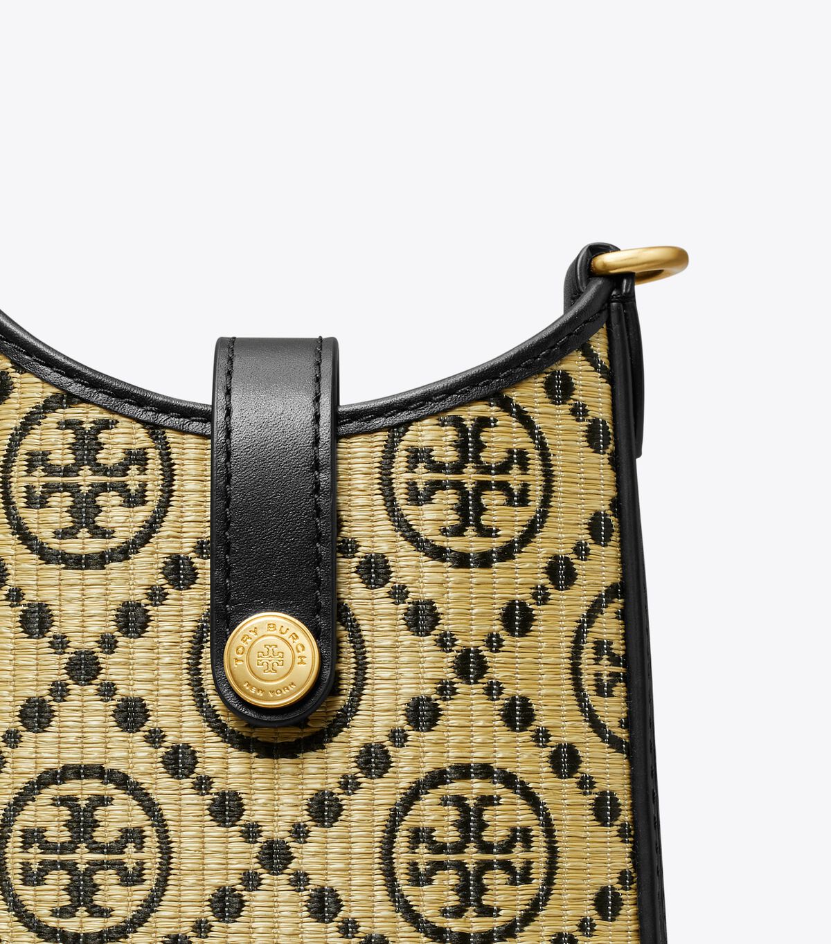 tory burch t monogram raffia phone crossbody