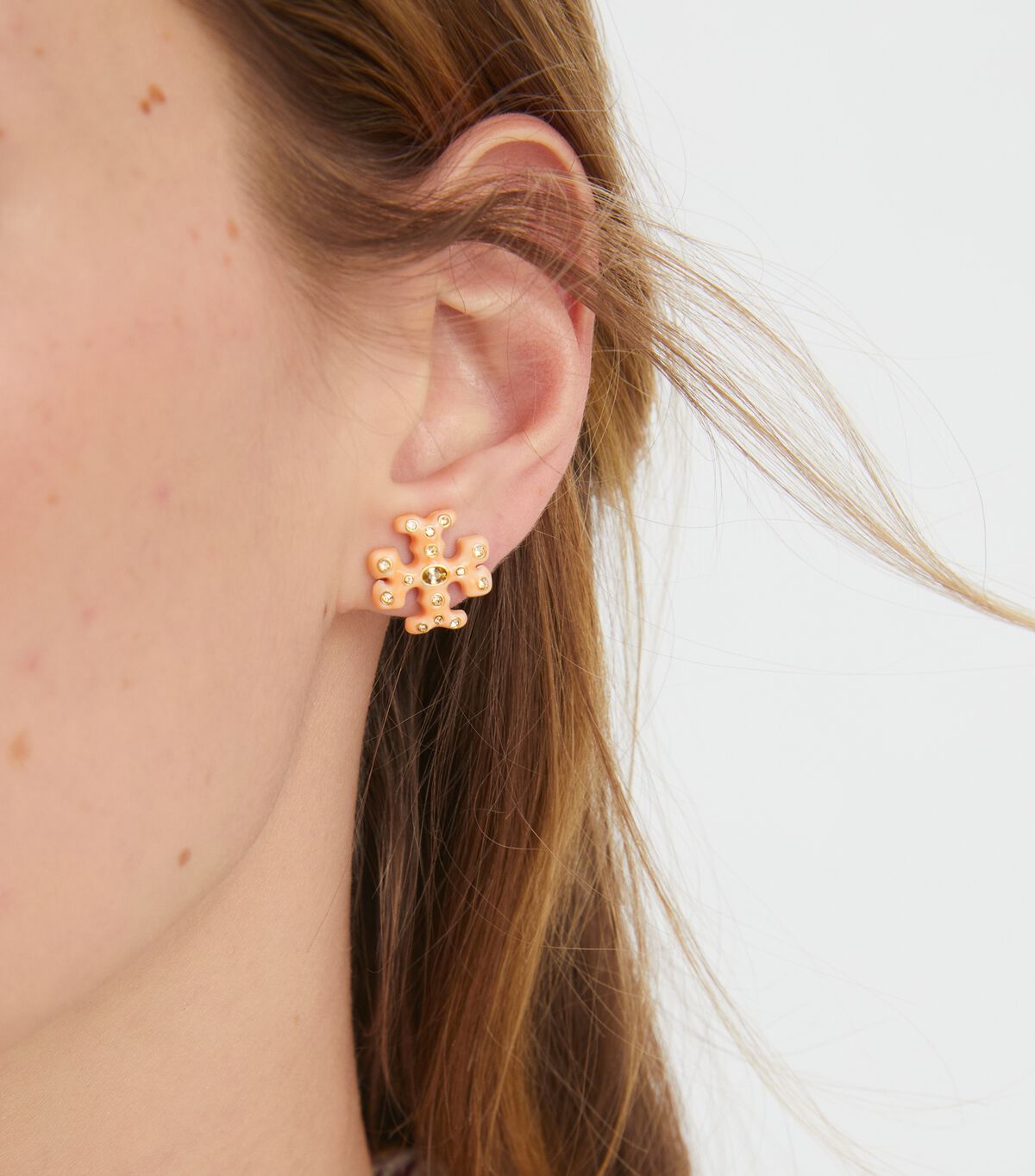 tory burch roxanne jeweled stud earring