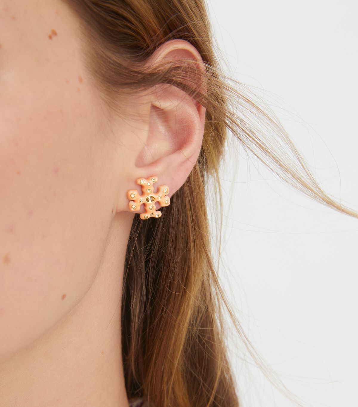 Roxanne Jeweled Stud Earring