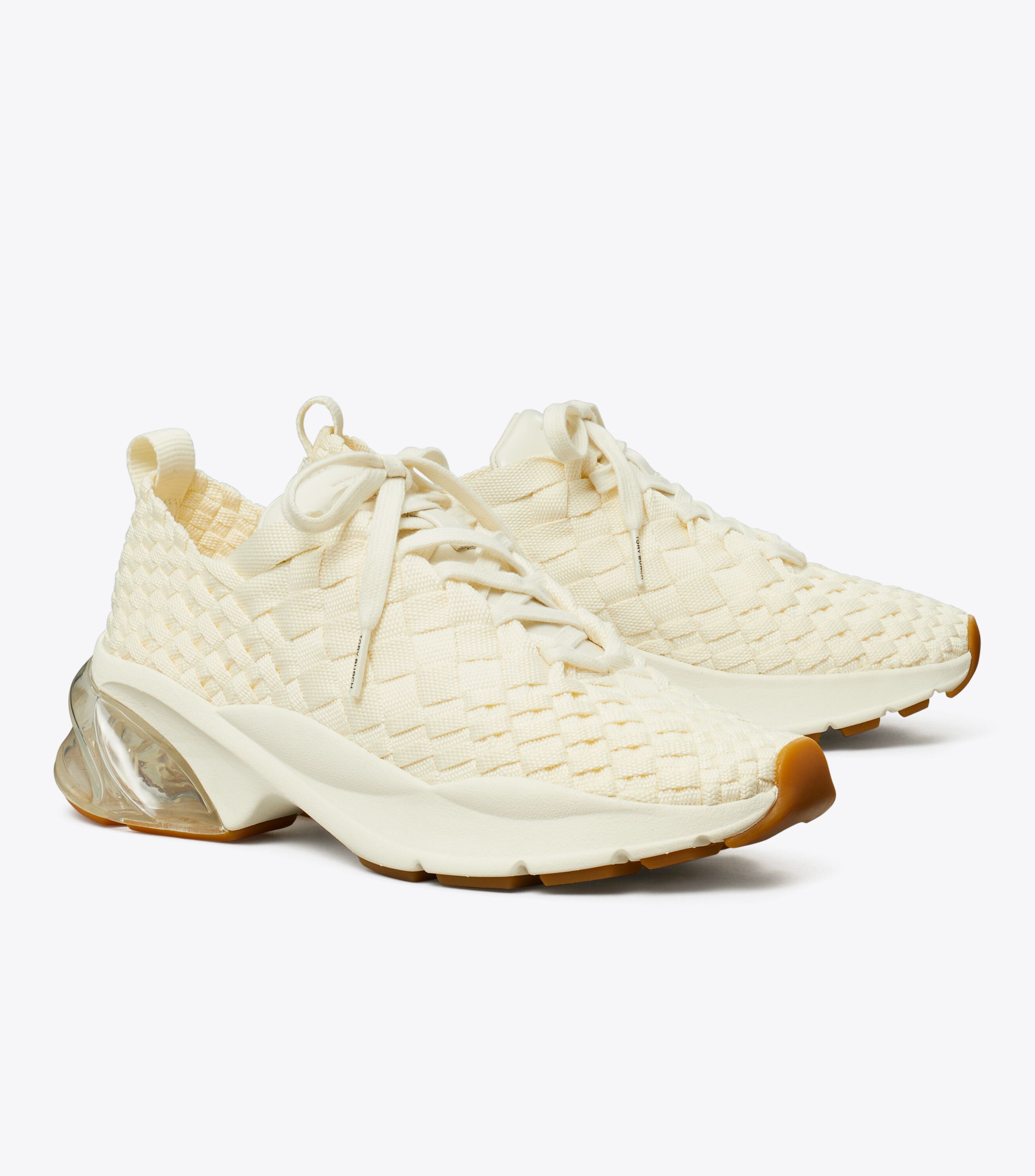 Tory Burch Good Luck トレーナーNew Ivory Good Luck Woven Trainer, New Ivory | Tory Burch KW