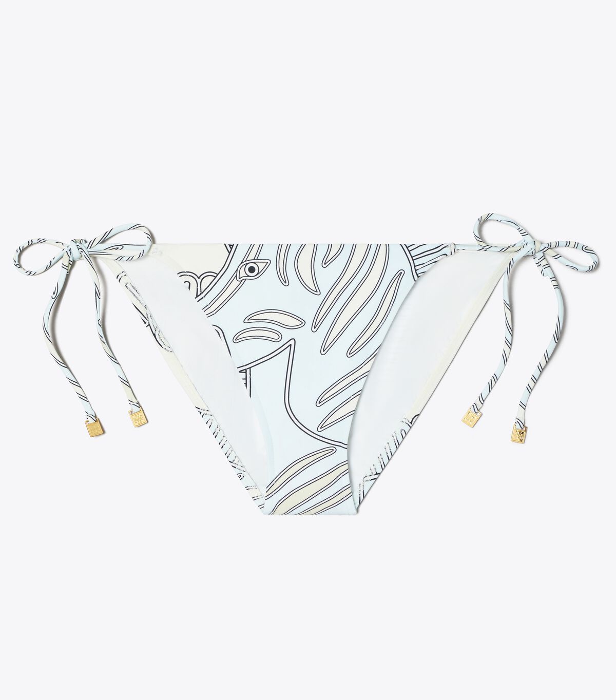 tory burch printed string bikini bottom