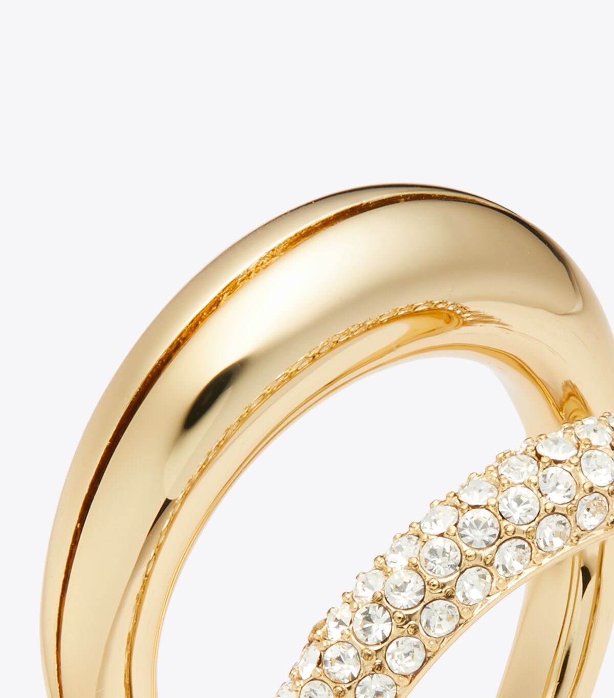 Pierced Pavé Double Ring tory burch pierced pav double ring