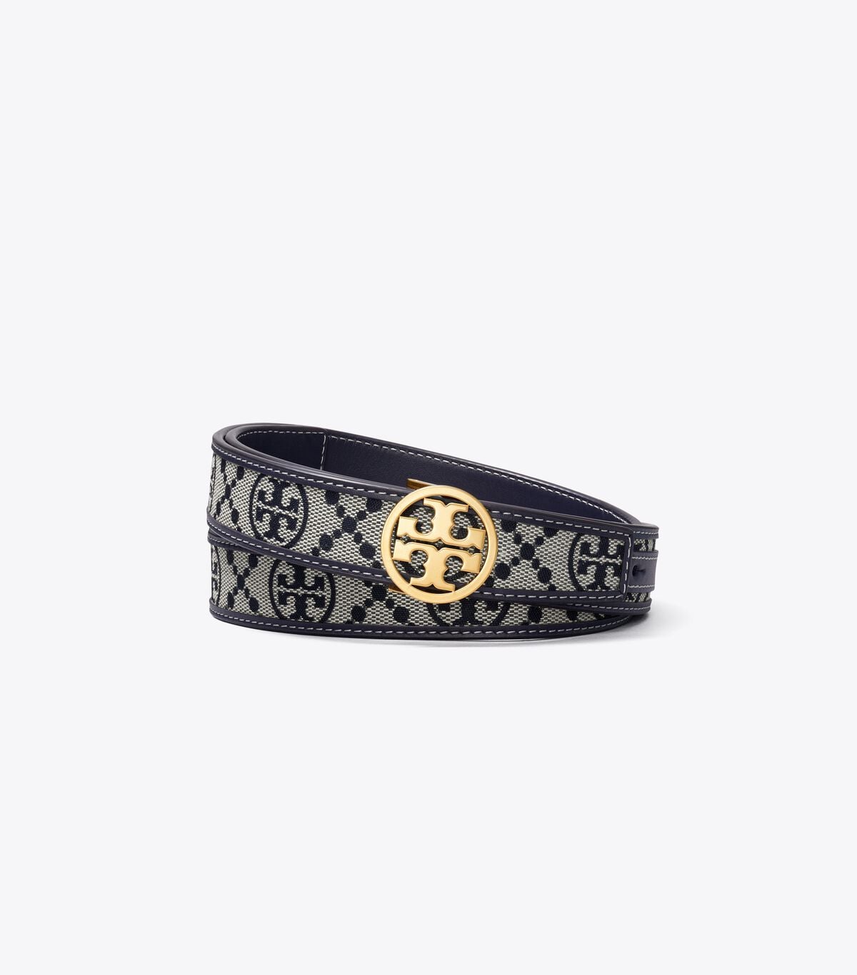 tory burch حزام ميلر مونوغرام مقاس 1 بوصة