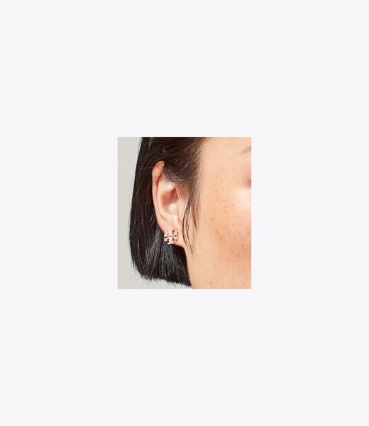 tory burch kira pave stud earring