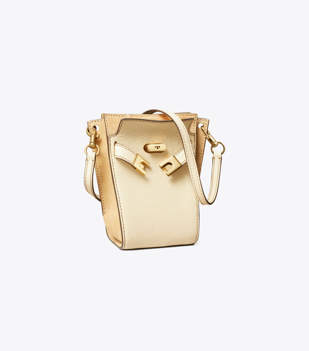 Petite Lee Radziwill Pebbled Double Bucket Bag