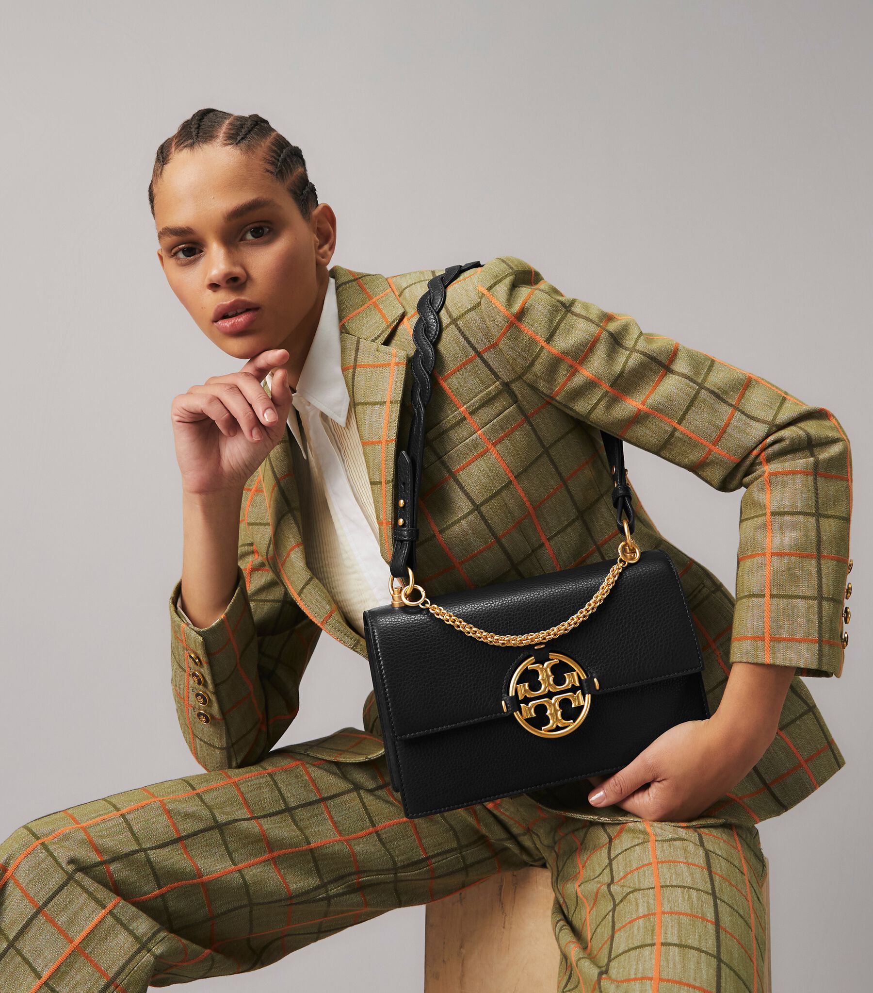 Miller Shoulder Bag, Black | Tory Burch KW