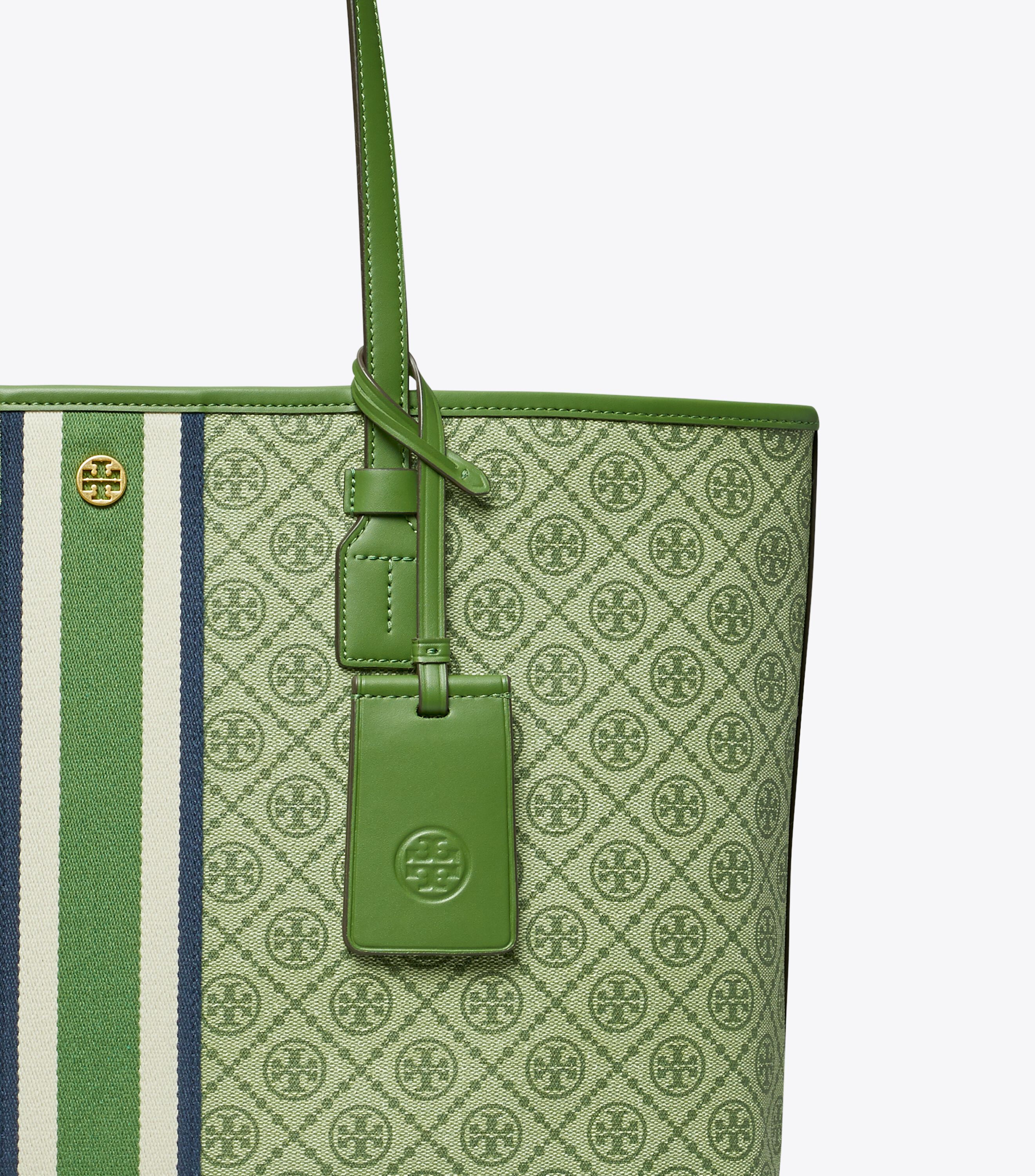 Coated Canvas Tote Bag, ARUGULA | Tory Burch KW