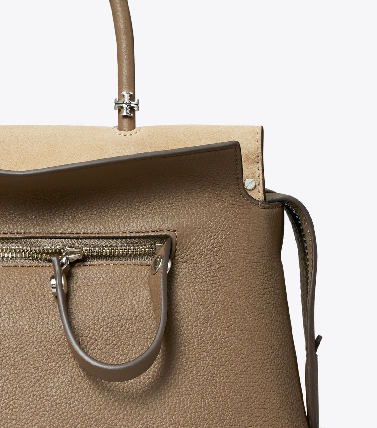 tory burch mercer pebbled satchel