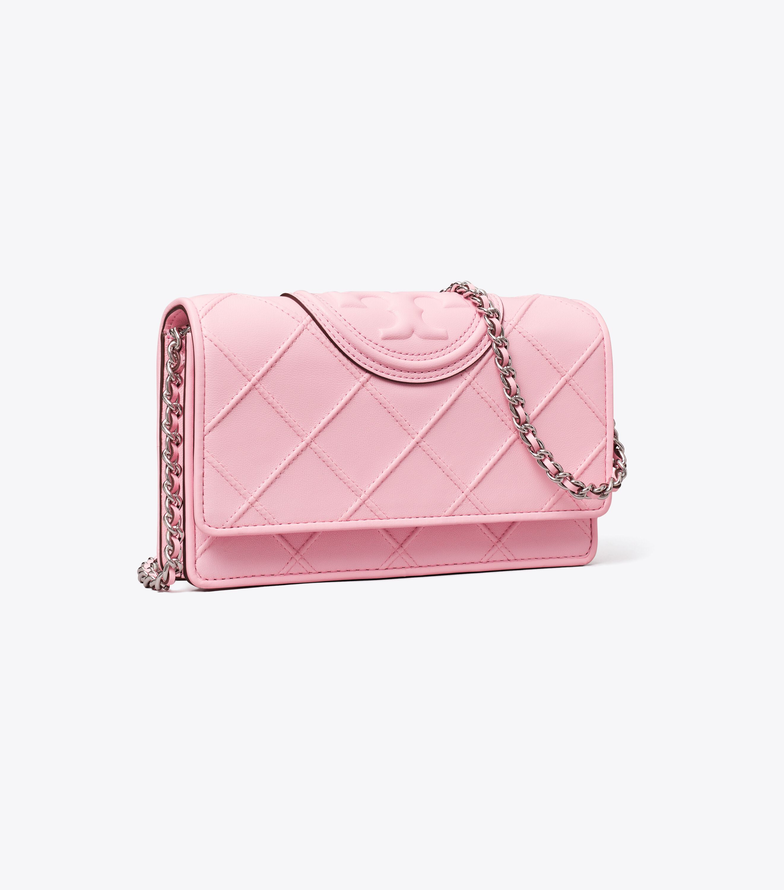 Tory burch fleming hotsell mini wallet on chain