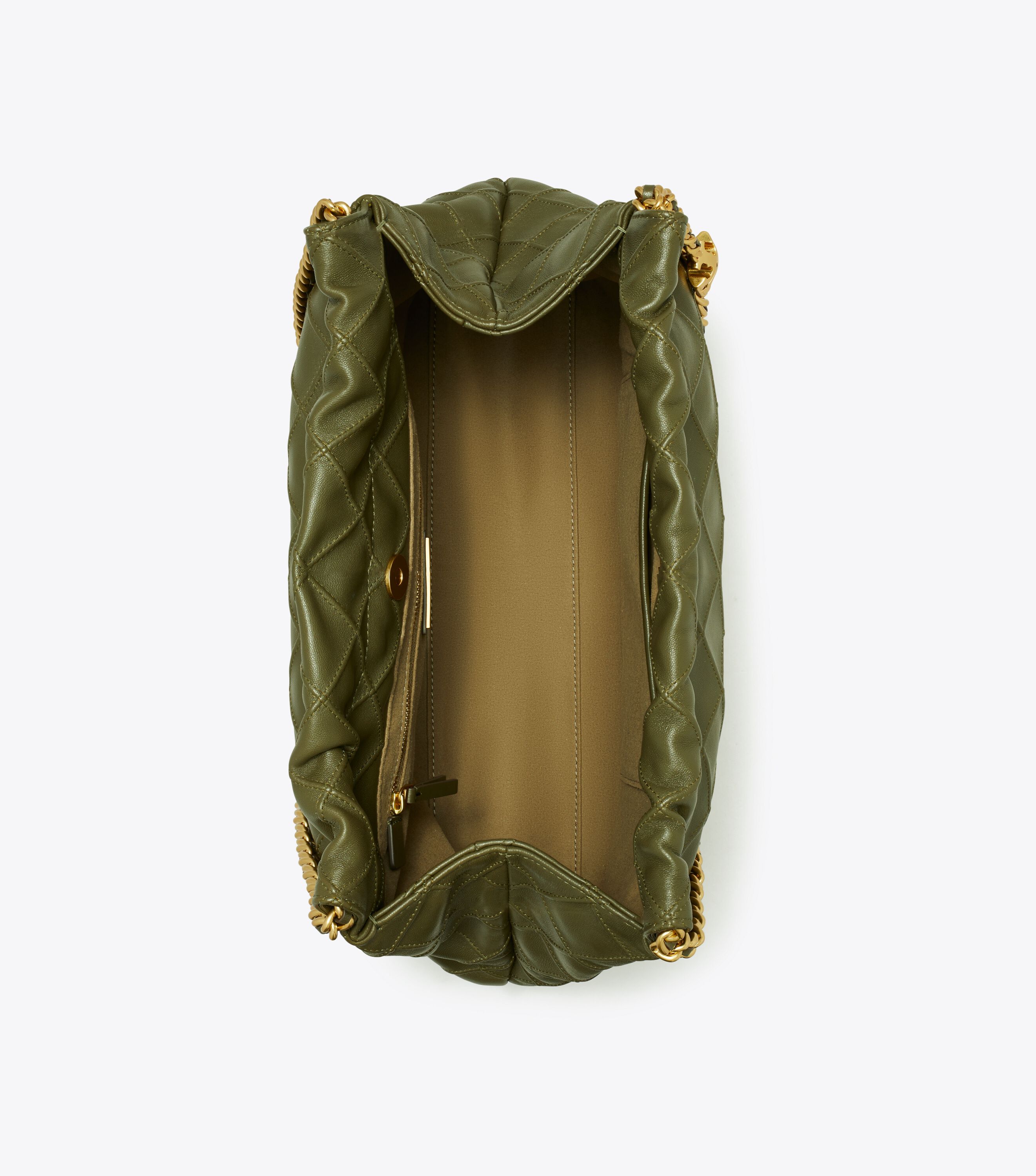 Fleming Soft Hobo Bag, Dark Olive | Tory Burch KW
