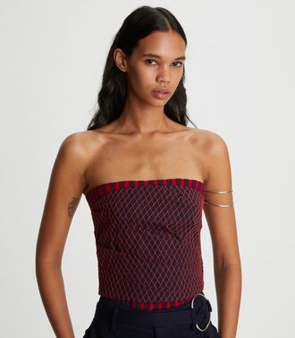 Plaited-Rib Bandeau | Ready-To-Wear | Tory Burch