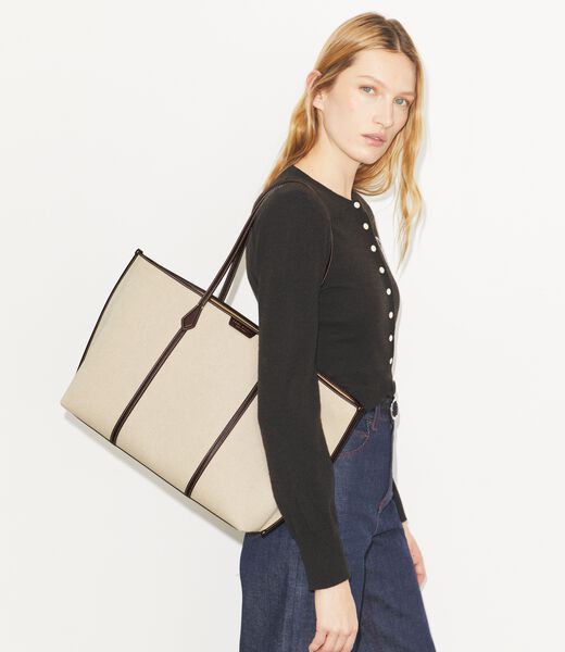 Perry Canvas Tote tory burch perry canvas tote