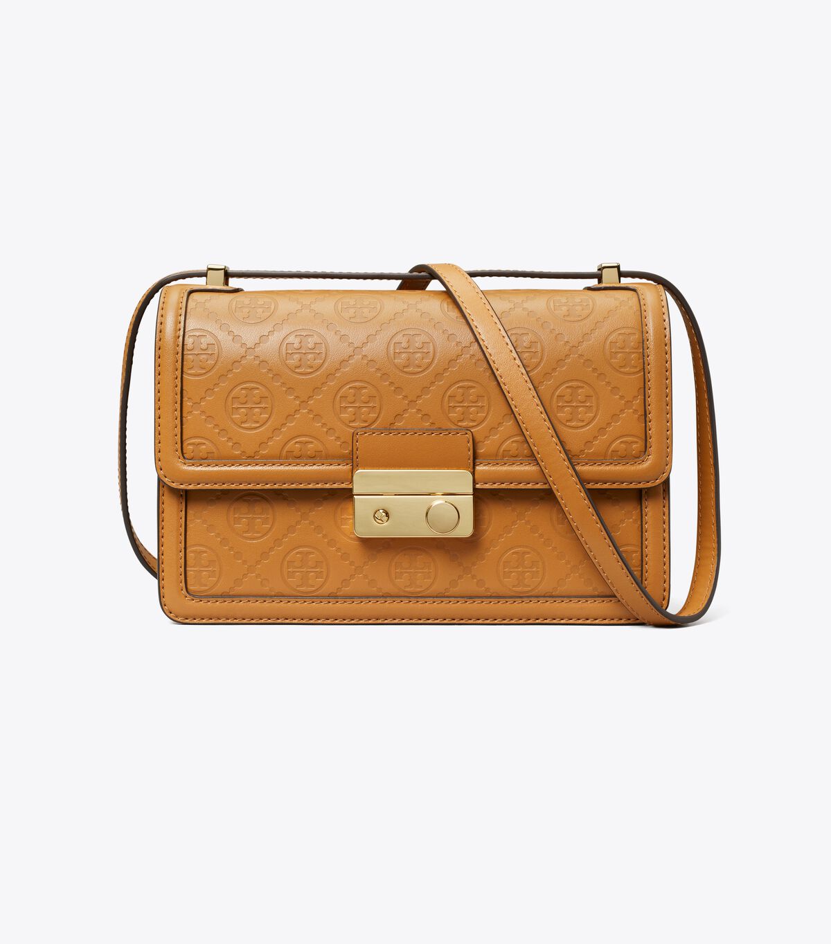 tory burch t monogram leather shoulder bag