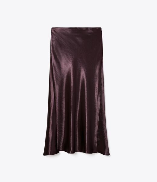 tory burch satin skirt