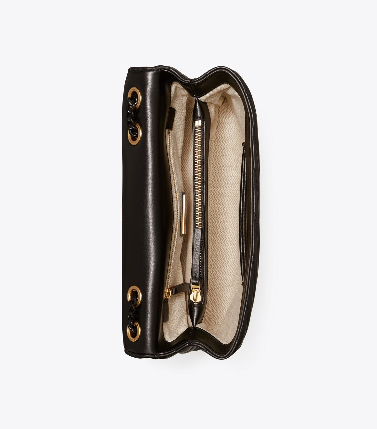 tory burch حقيبة كيرا شيفرون قابلة للتحويل