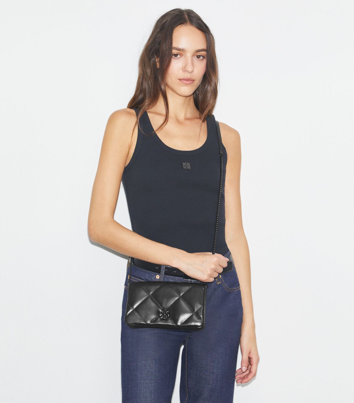 tory burch kira diamond quilt chain wallet