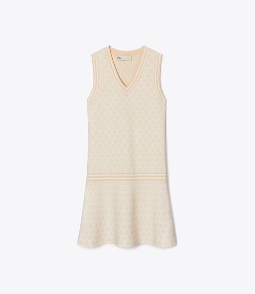 T Monogram Tech Knit Dress