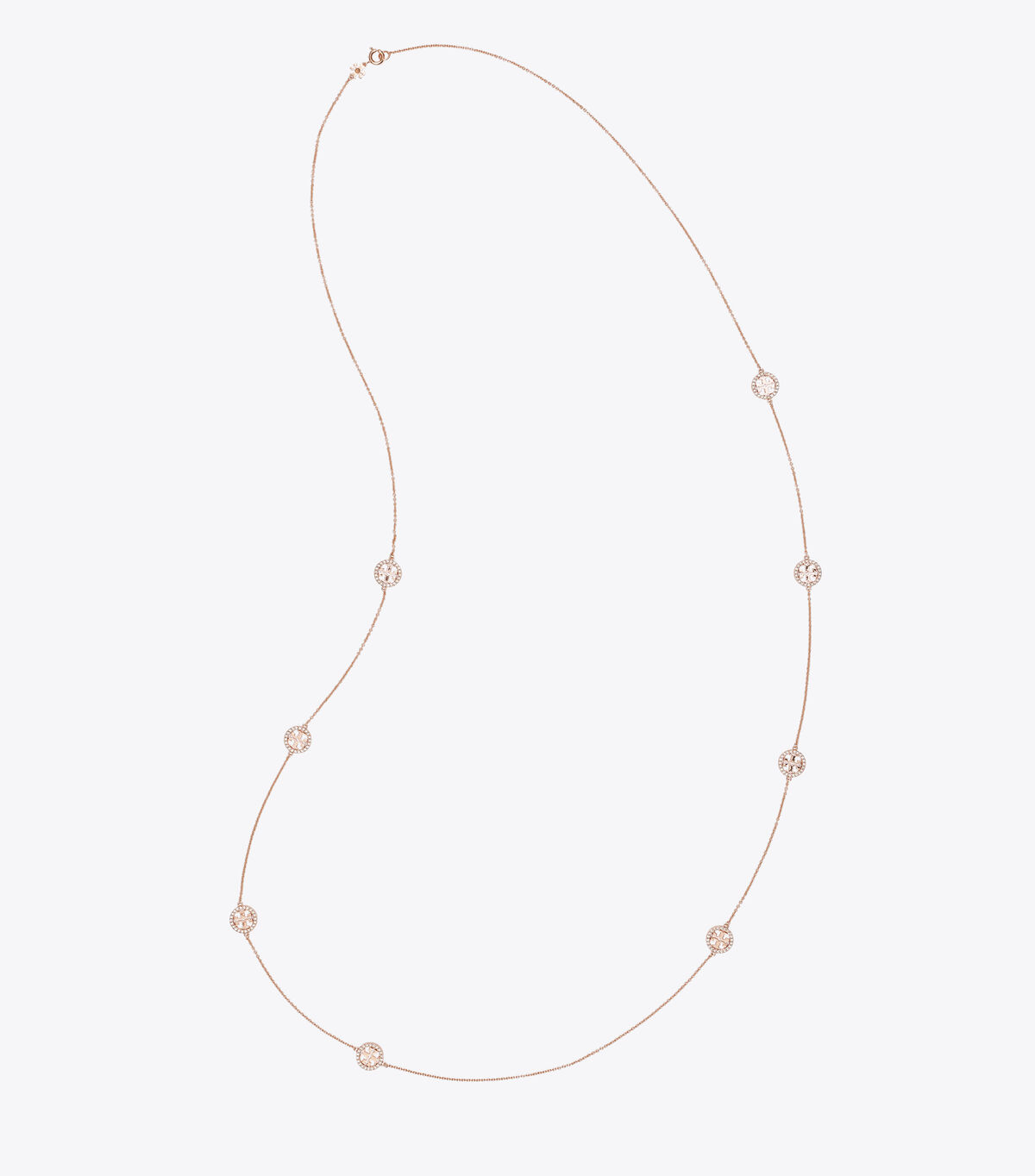 tory burch miller pav long necklace