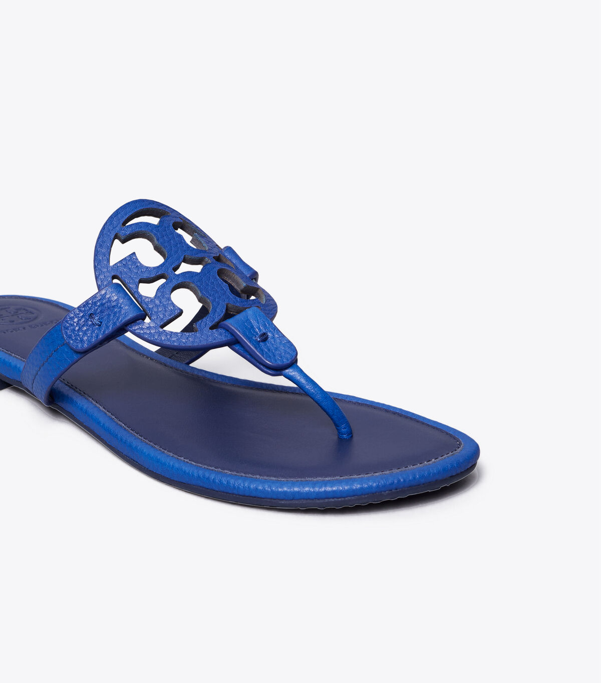 tory burch miller sandal tumbled leather