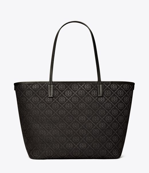 tory burch t monogram zip tote