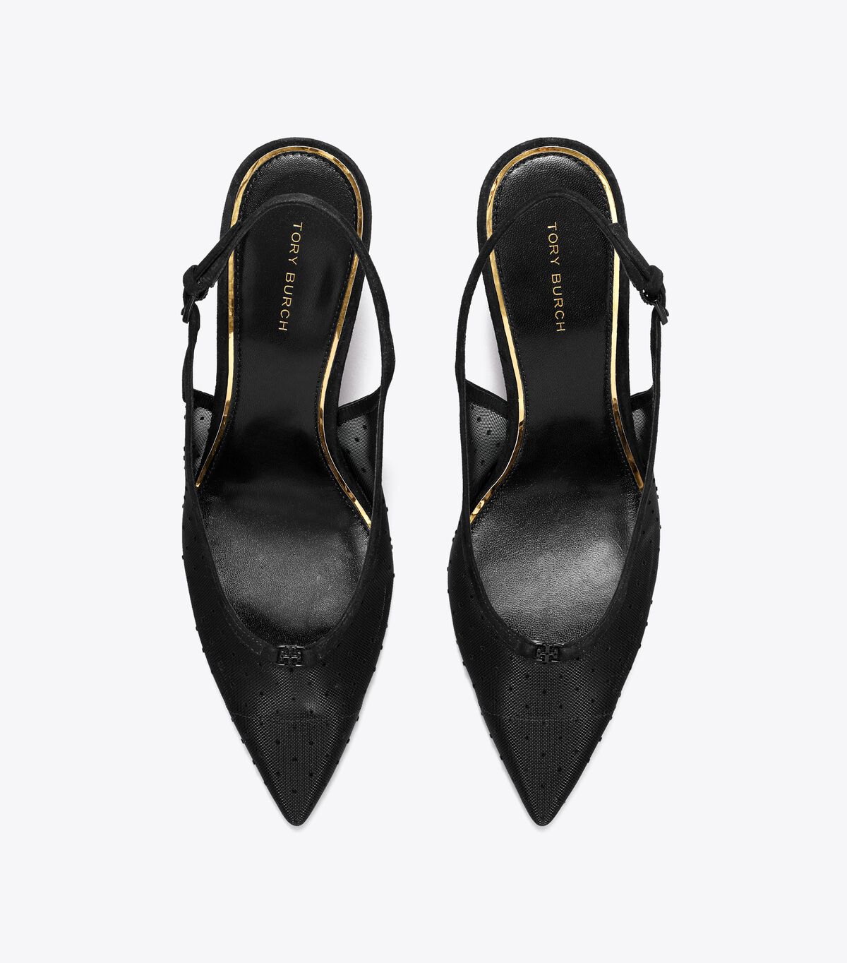 tory burch double t buckle wedge