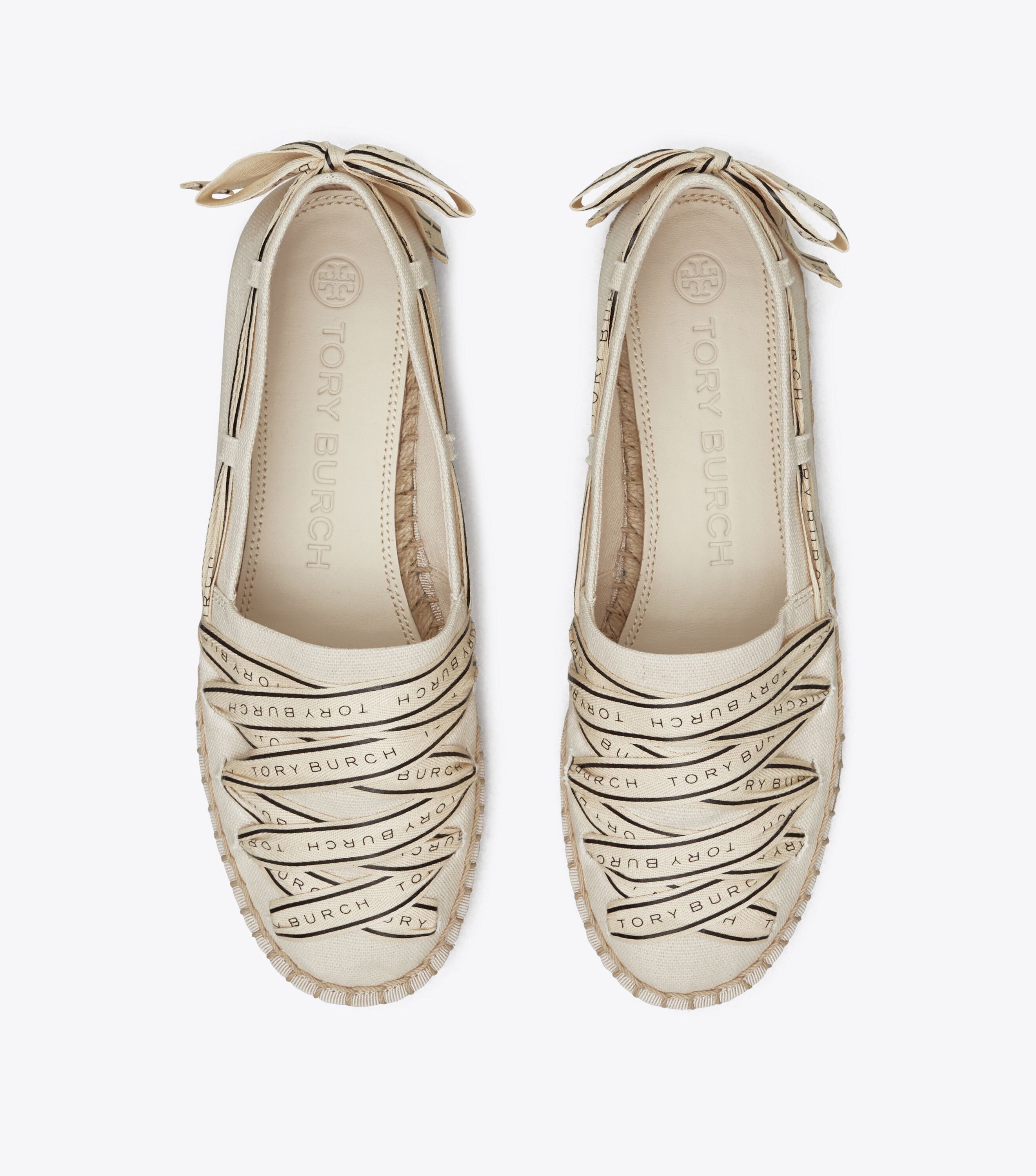 Ribbon espadrilles top