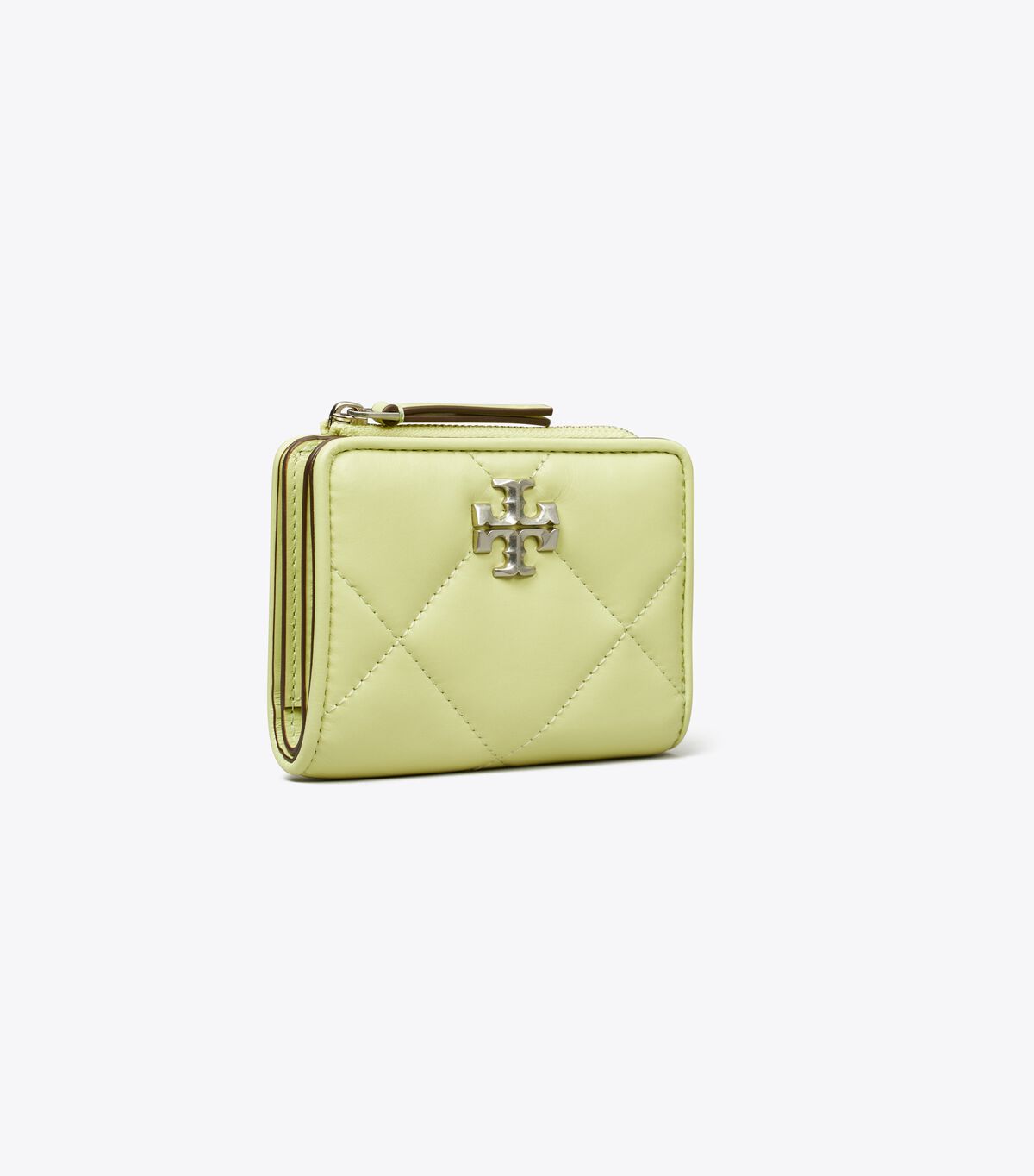 tory burch kira chevron diamond quilt bi fold wallet