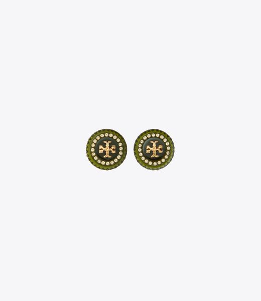 Roxanne Crystal Resin Stud Earring