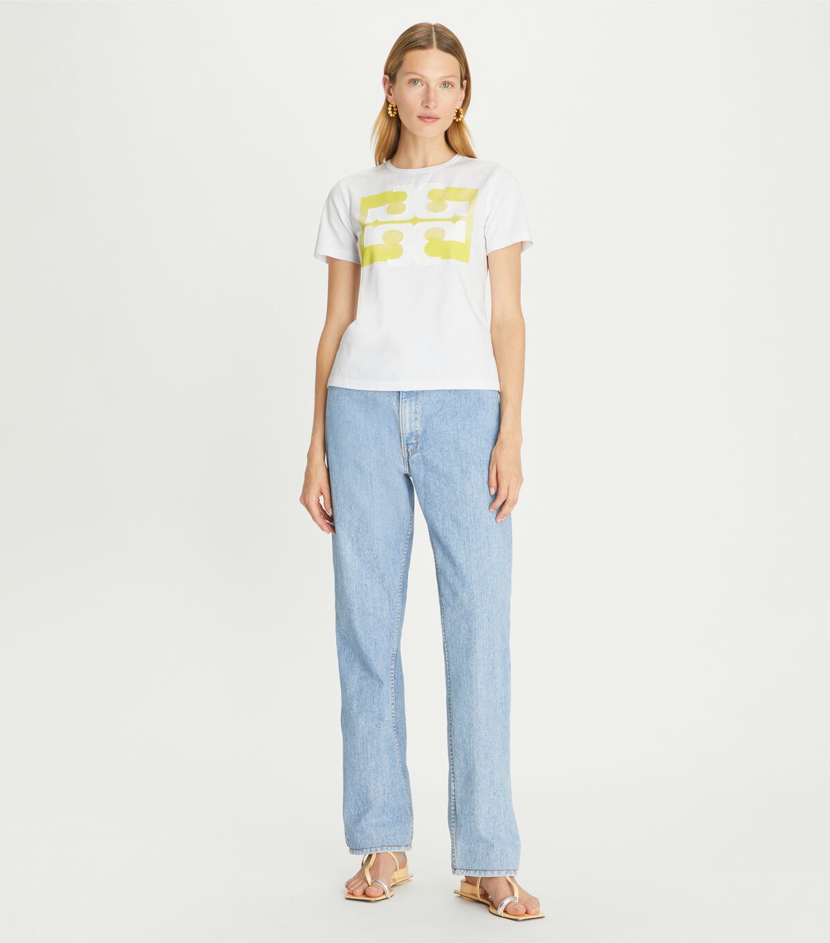 Ombre Logo T-Shirt tory burch ombre logo t shirt