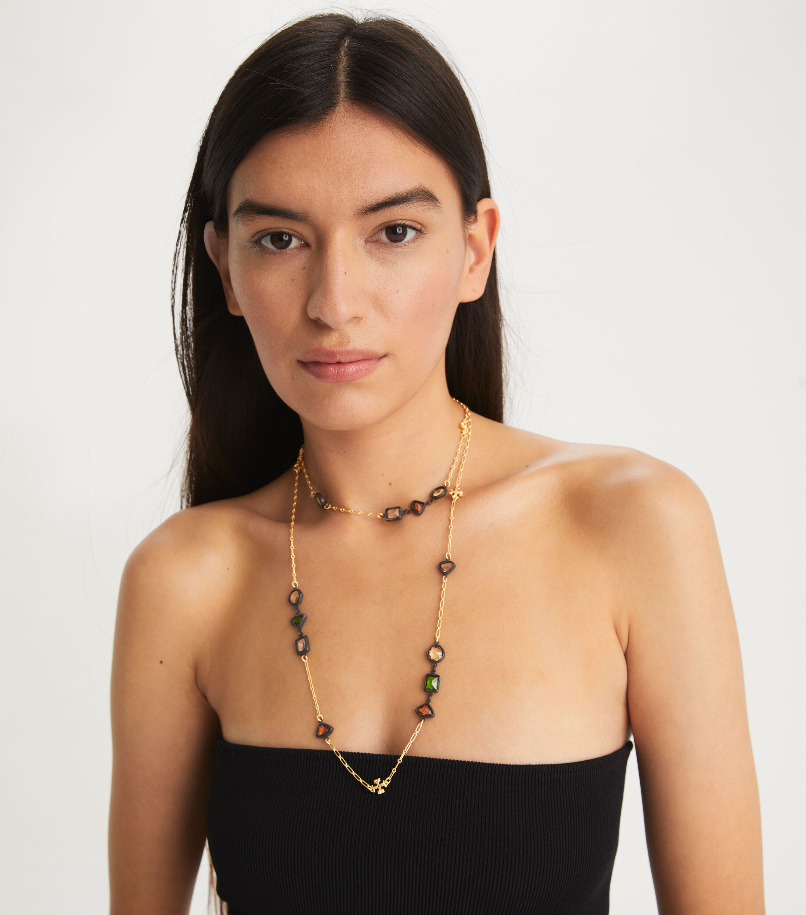 Roxanne Delicate Long Necklace Tory Burch