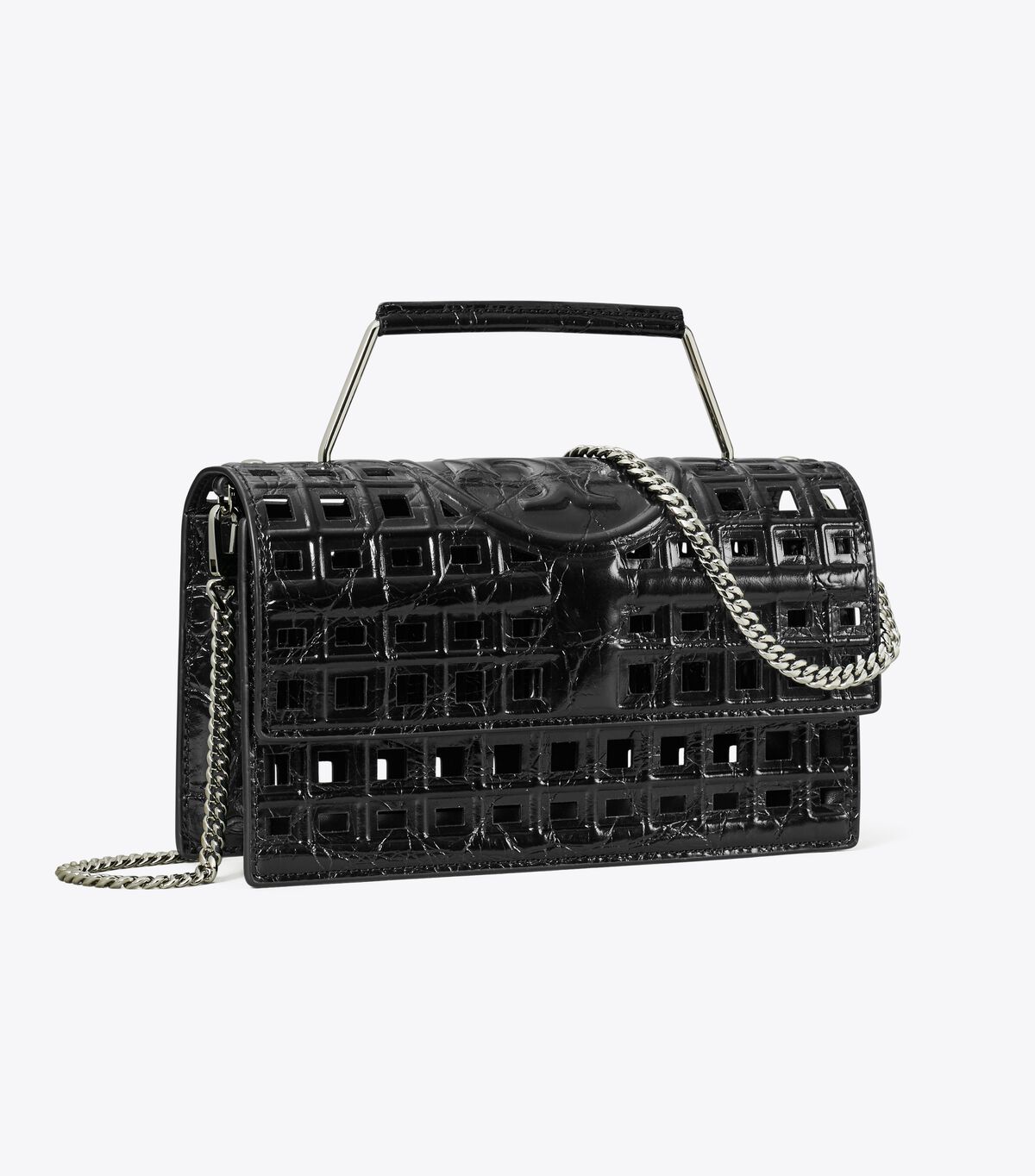 Small Fleming Cage Shoulder Bag tory burch small fleming cage shoulder bag