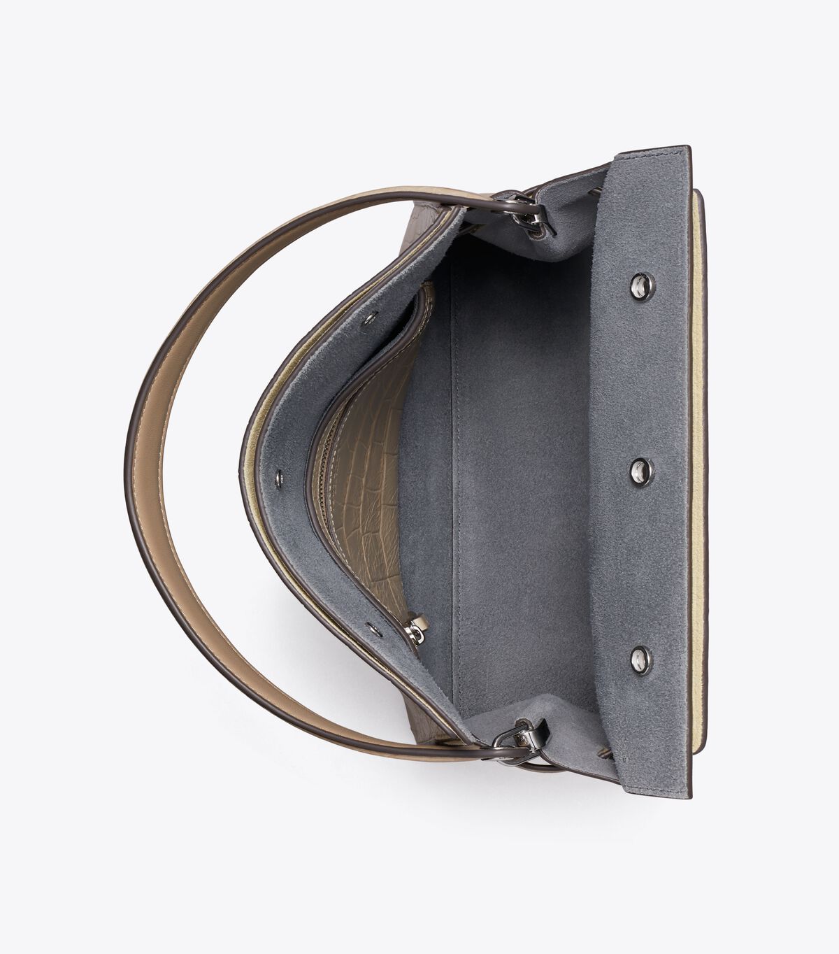 tory burch small lee radziwill embossed double bag