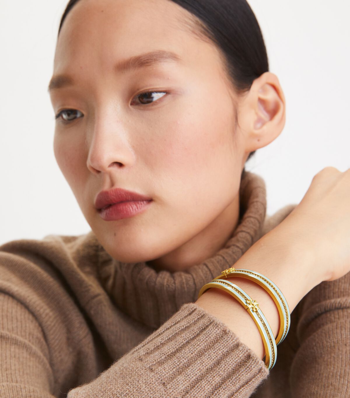 tory burch kira enamel 7mm bracelet