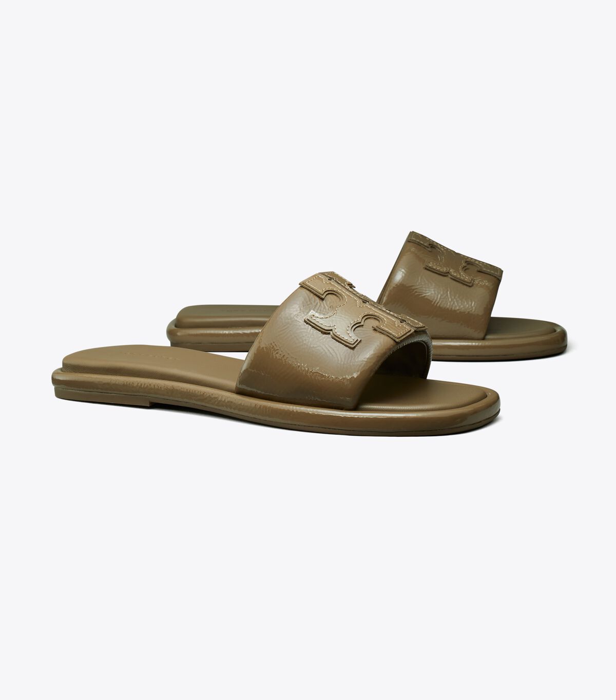 tory burch double t sport slide