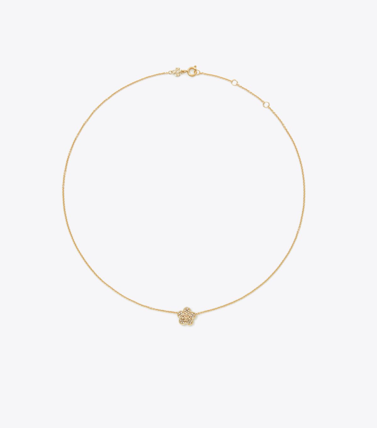 قلادة فورجت مي نات المرصعة بالجواهر tory burch قلادة فورجت مي نات المرصعة بالجواهر