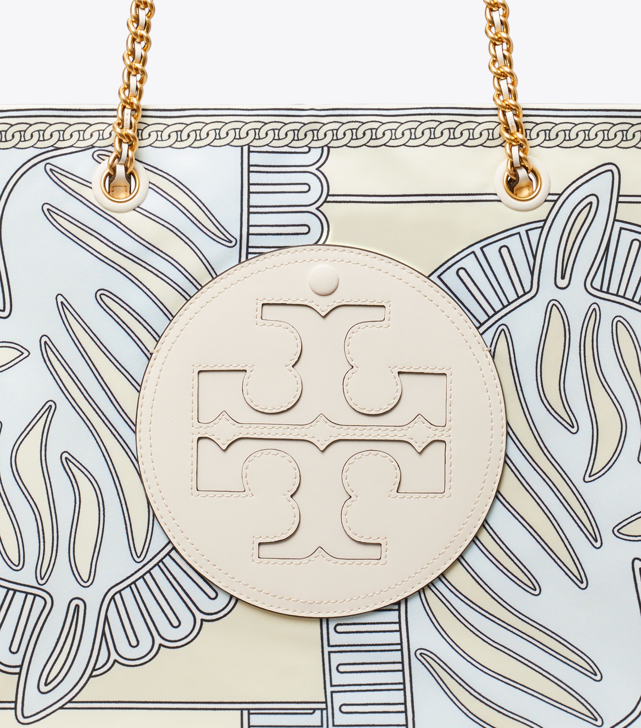 TORY BURCH 158624KIRA202 関税送料込 Ella Printed Chain Tote, Blue Zebra | Tory Burch KW