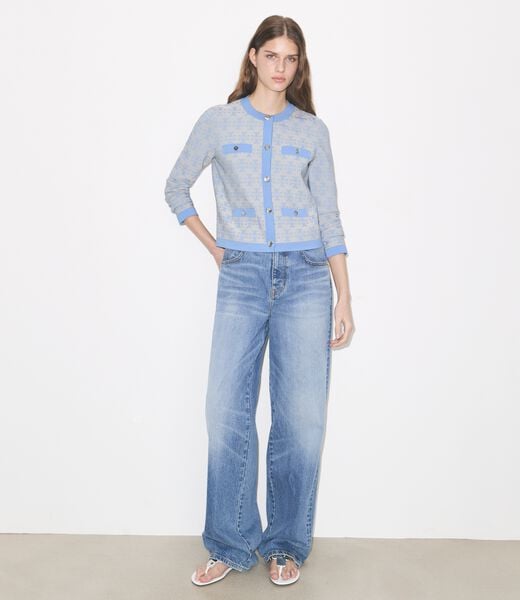 tory burch kendra viscose cardigan