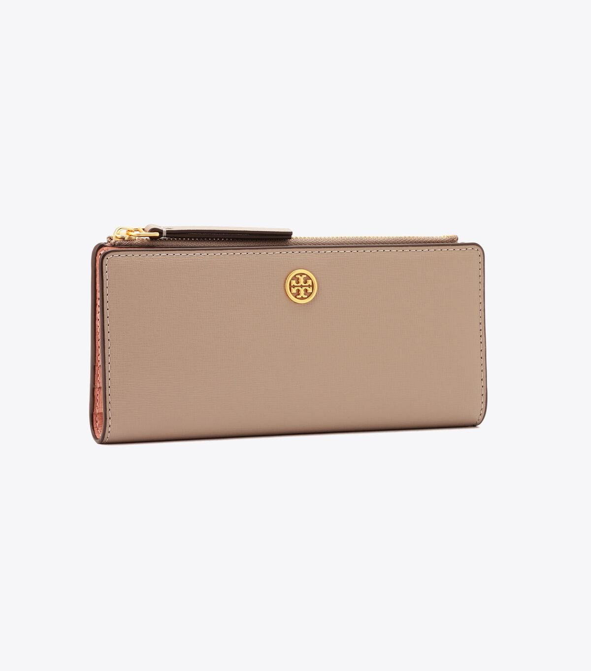 tory burch robinson zip slim wallet