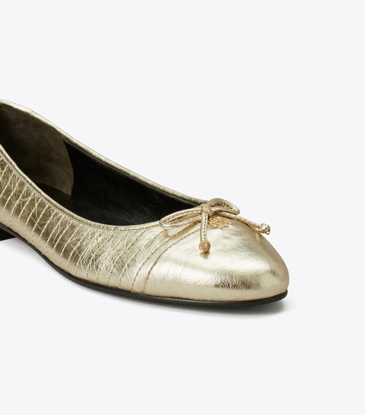 tory burch cap toe quilted ballet