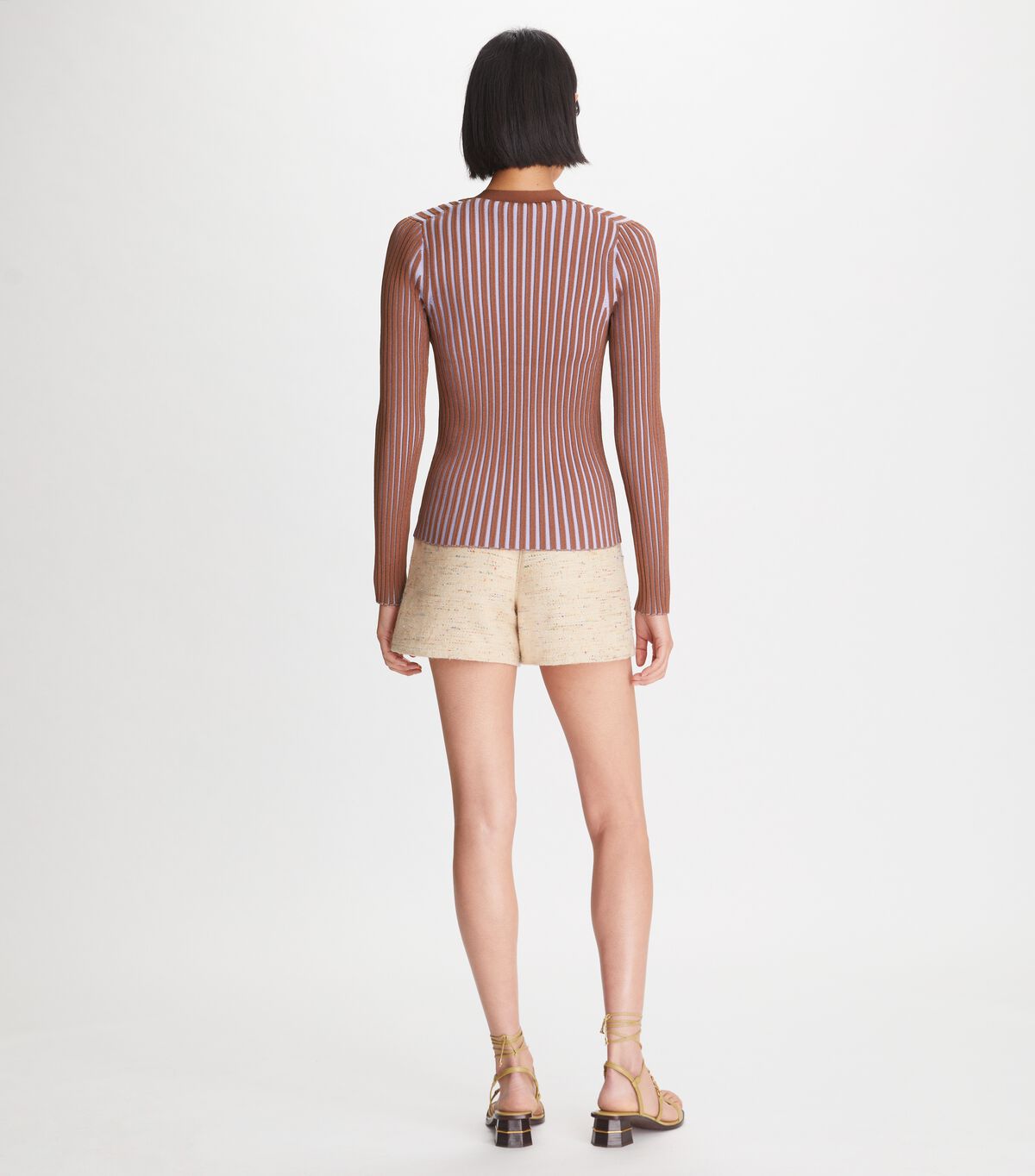 tory burch plaited rib cardigan