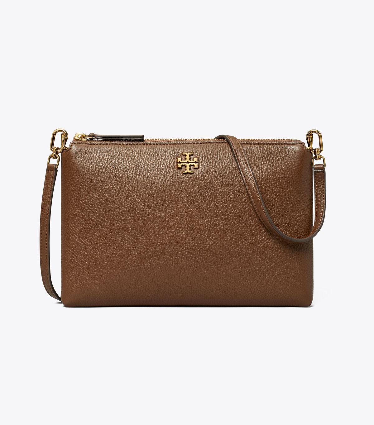 Kira Pebbled Topzip Crossbody Tory Burch KWT
