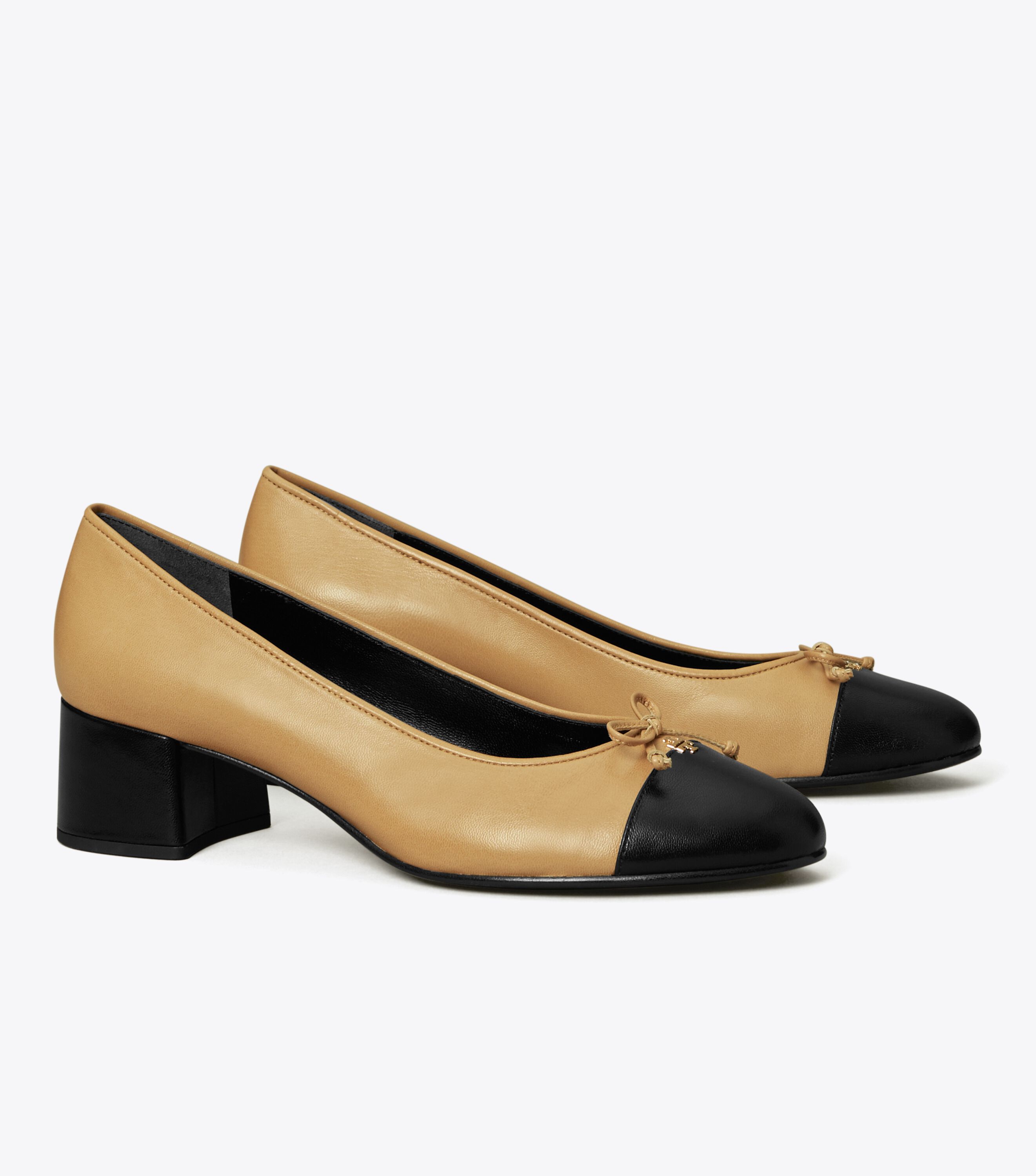 Cap Toe Pump Heels Tory Burch