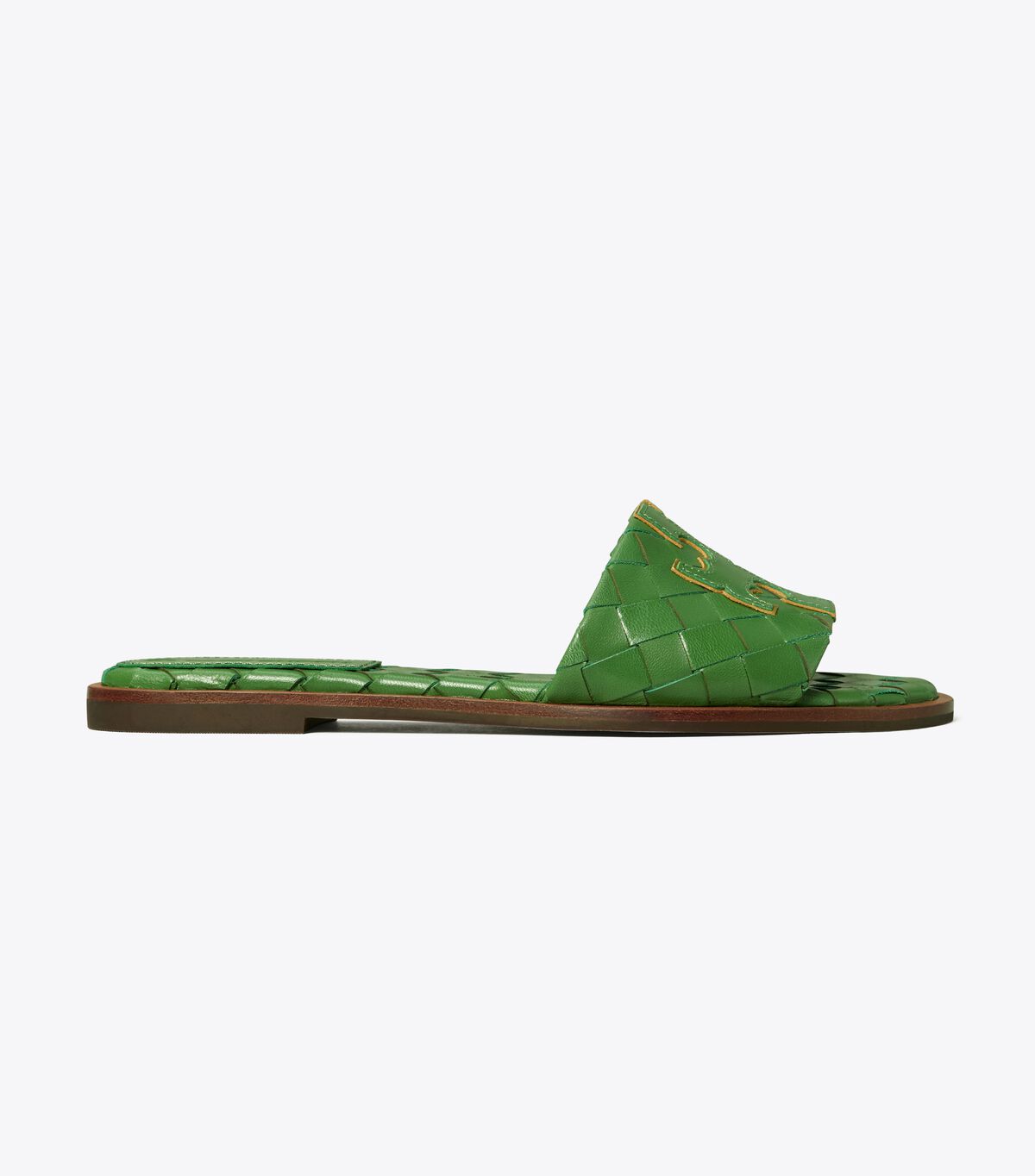 tory burch ines woven slide extended width