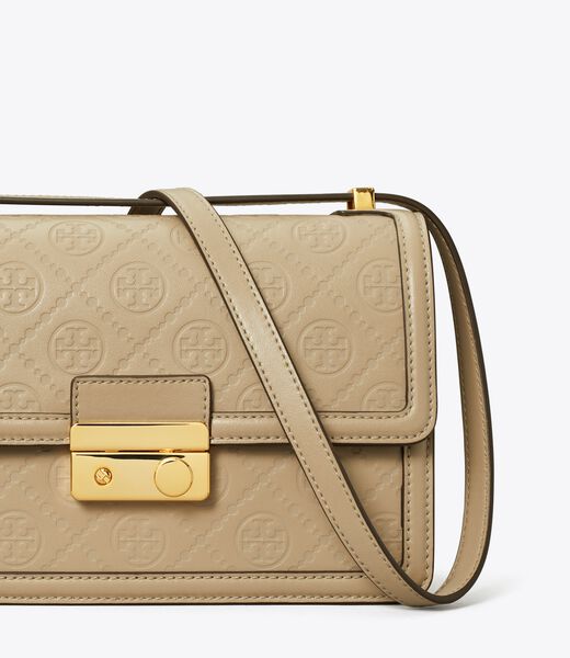 tory burch t monogram leather shoulder bag