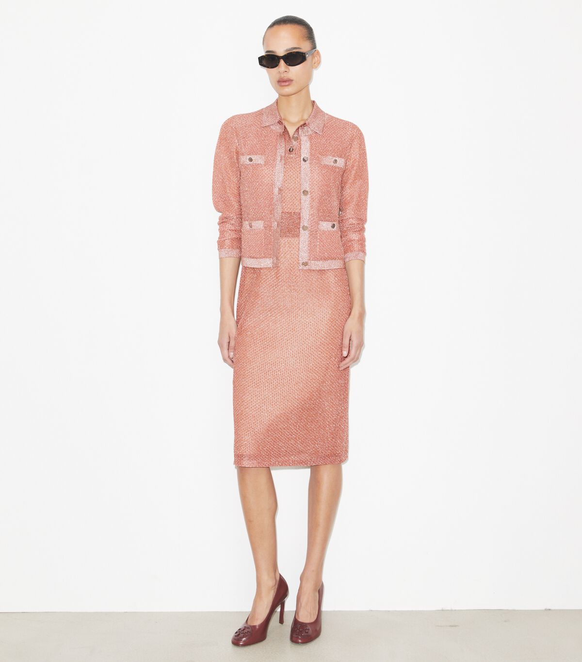 Kendra Mesh Cardigan tory burch kendra mesh cardigan