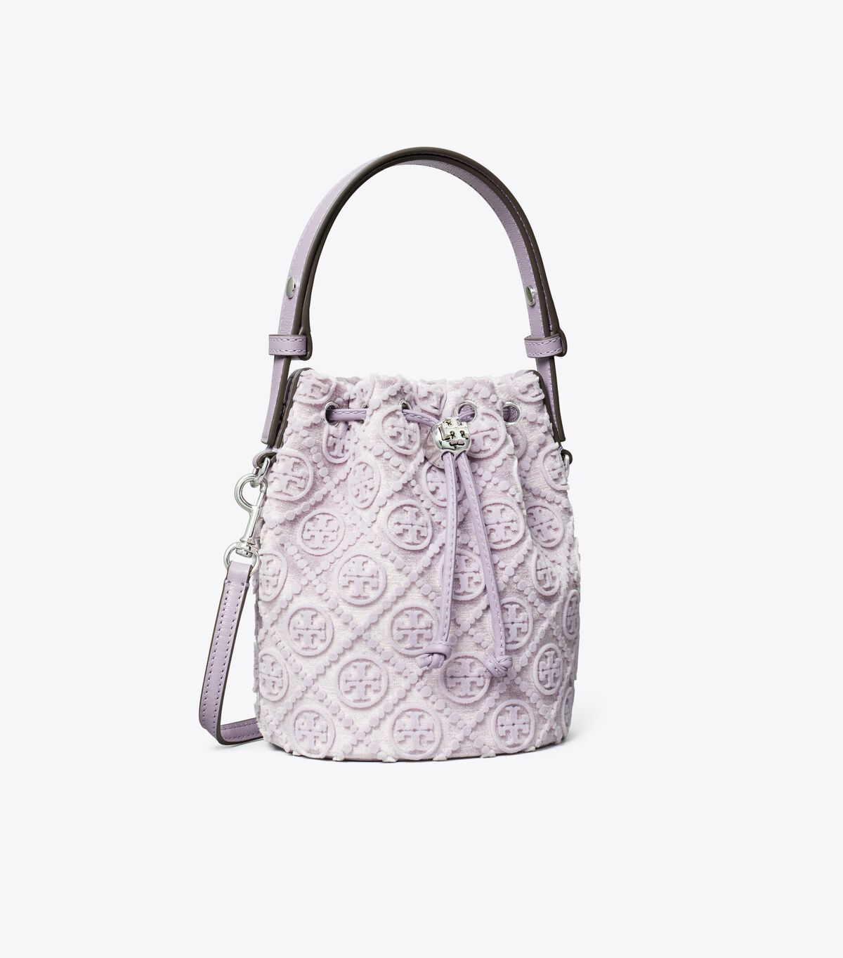 tory burch t monogram fil coupe mini bucket bag
