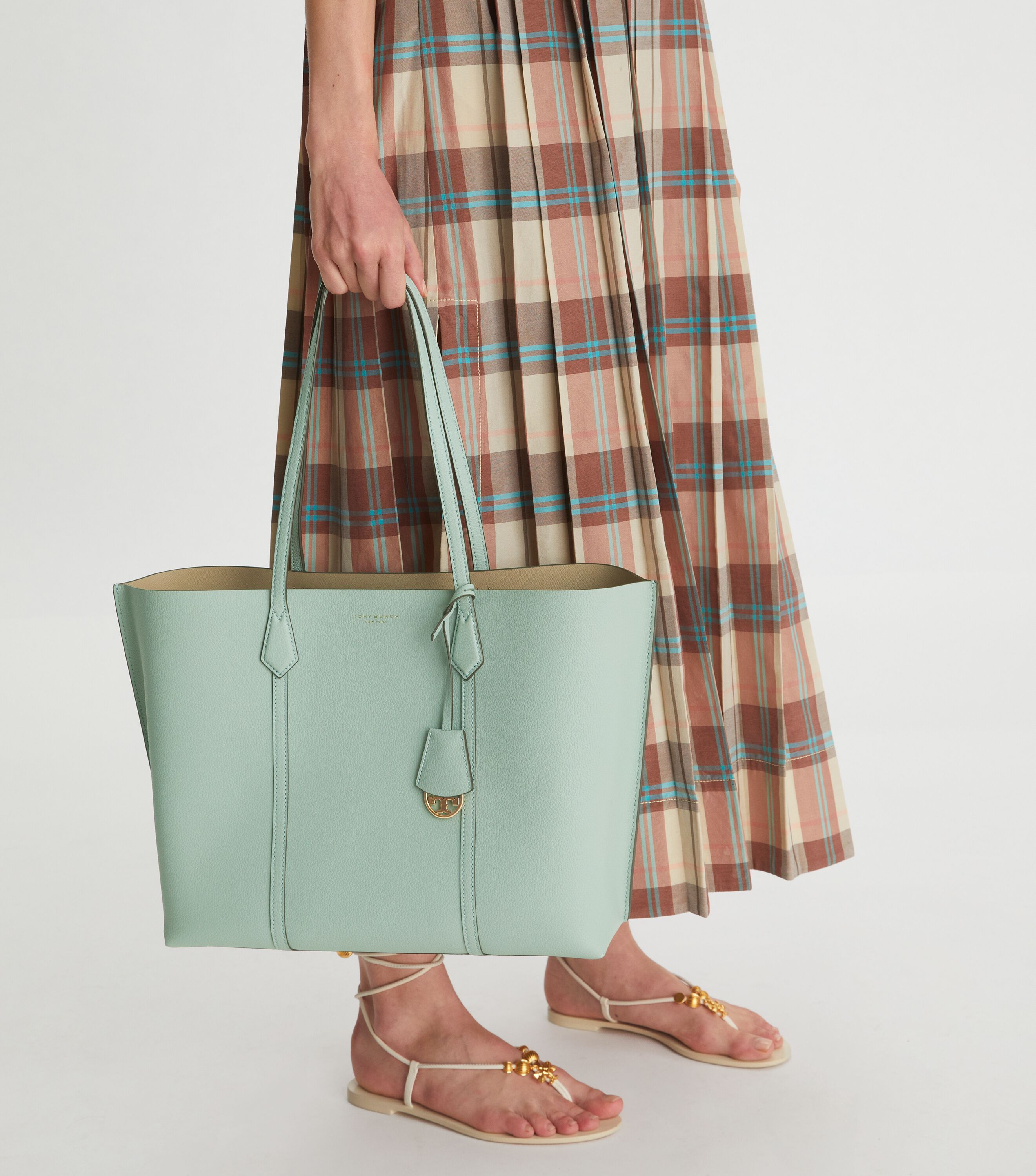 Tory burch perry tote blue hot sale